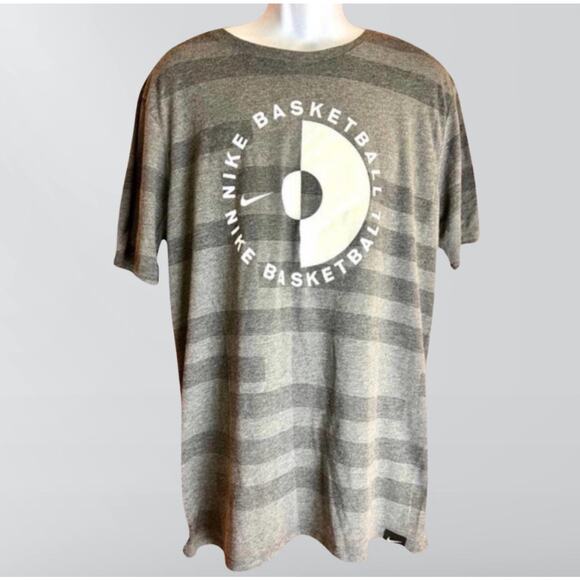 Nike Dri-Fit Grey Basketball Tee - Picture 1 of 2